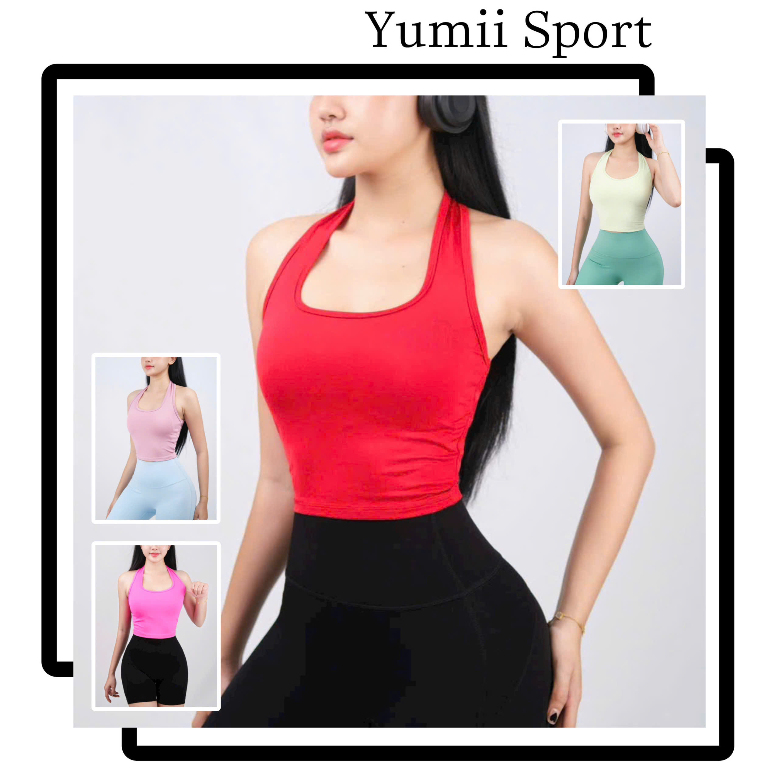 Áo Croptop Thể Thao Sát Nách Dáng Yếm_thumbnail_3