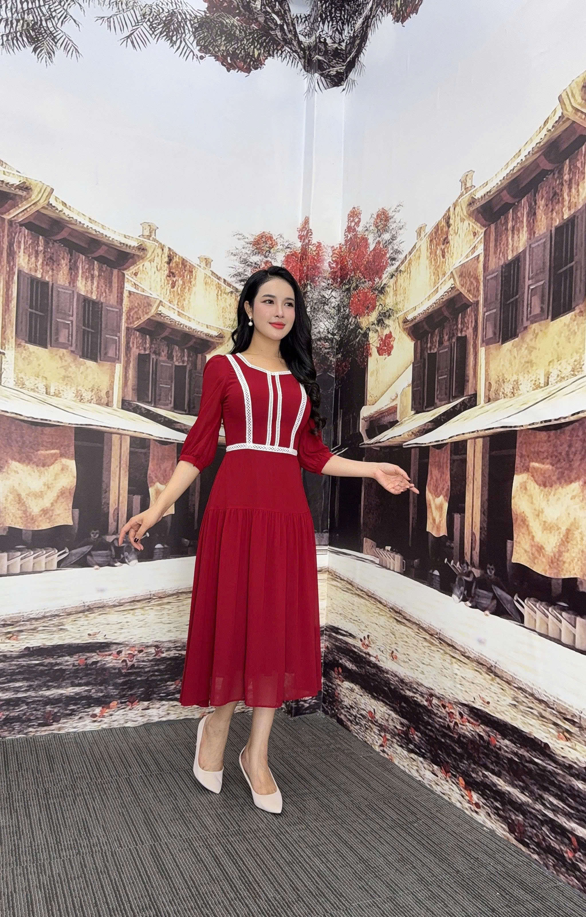 Đầm xòe - Y1988 - Thương hiệu Zonbig_thumbnail_3