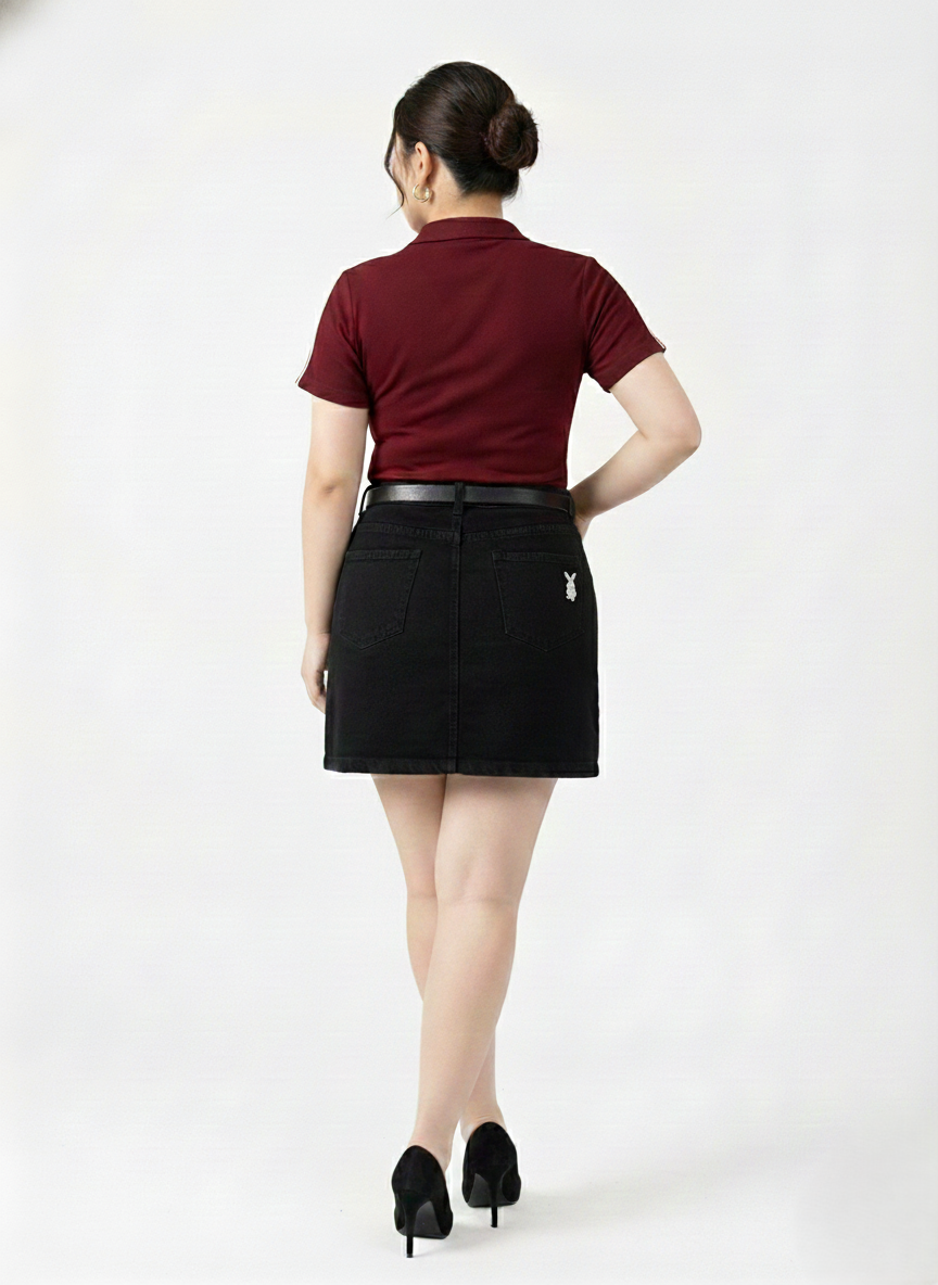 BIGSIZE- Chân váy jean thêu thỏ T- JV2109_thumbnail_2