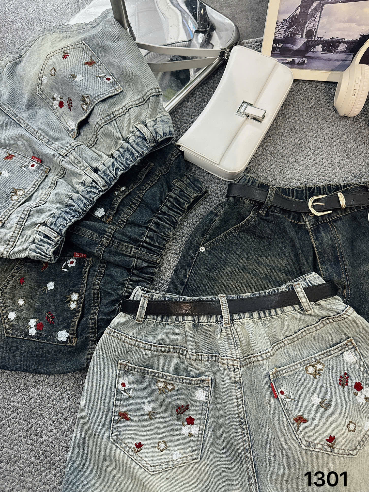 Quần short lưng thun thêu hoa bigsize QSJ1301 dành cho nàng mũm mĩm từ 55-90kg_thumbnail_14