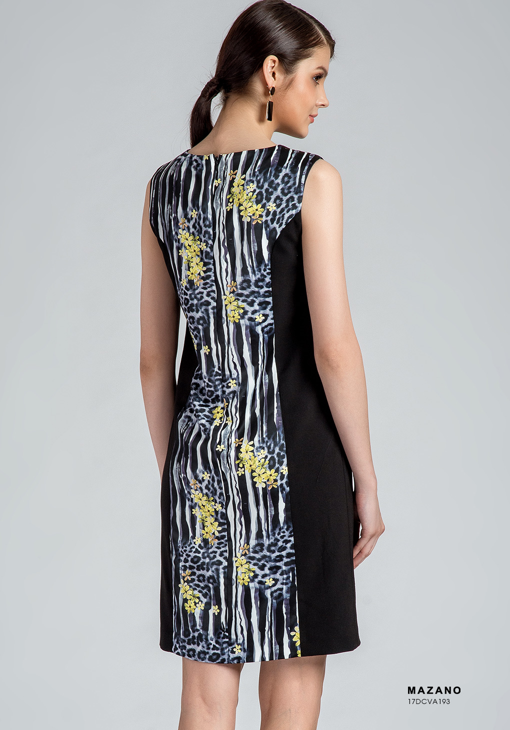 Váy phối hoa basic sườn đen_thumbnail_1