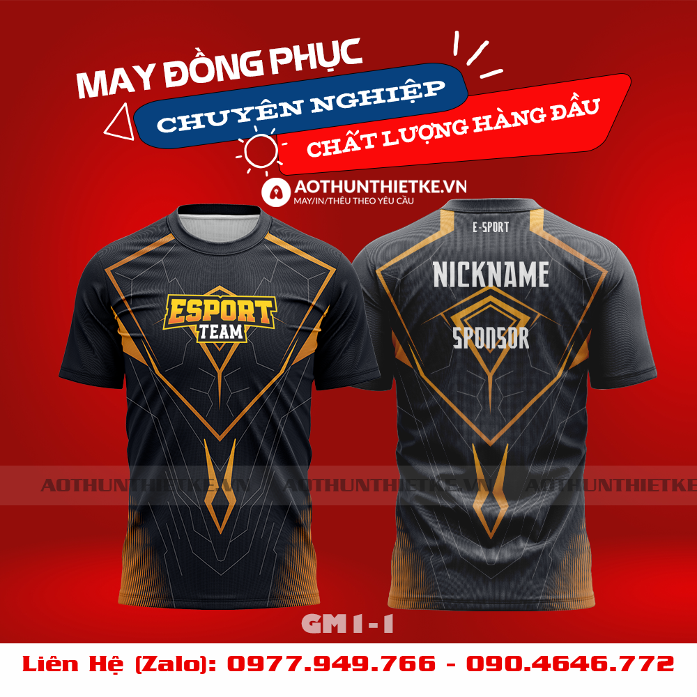 Mẫu Áo Game Thủ Esports Thiết Kế - TKGM87