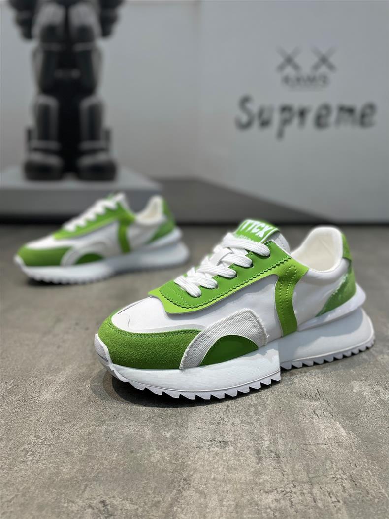 GA338 - Giày nam retro đế dày da phối vải lụa đá phong cách châu Âu thời trang thu 2024_thumbnail_7