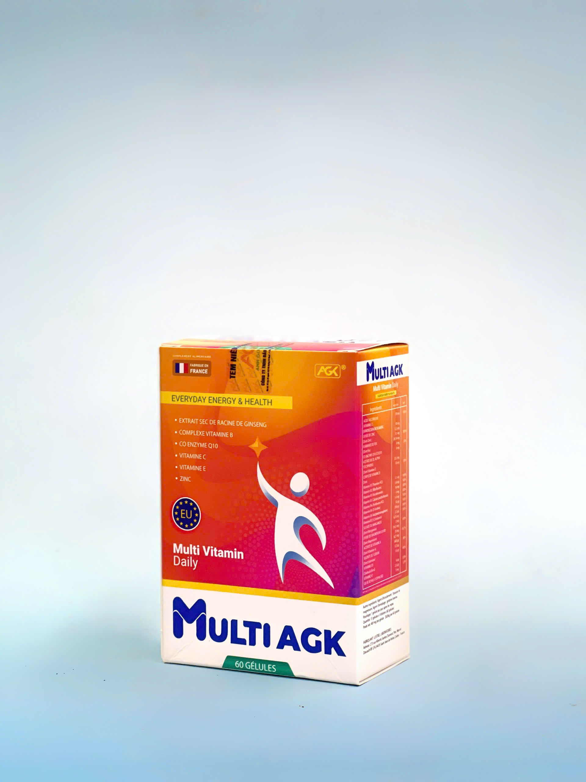 MULTI AGK Bổ sung vitamin và khoáng chất, hỗ trợ tăng cường sức đề kháng và giảm mệt mỏi