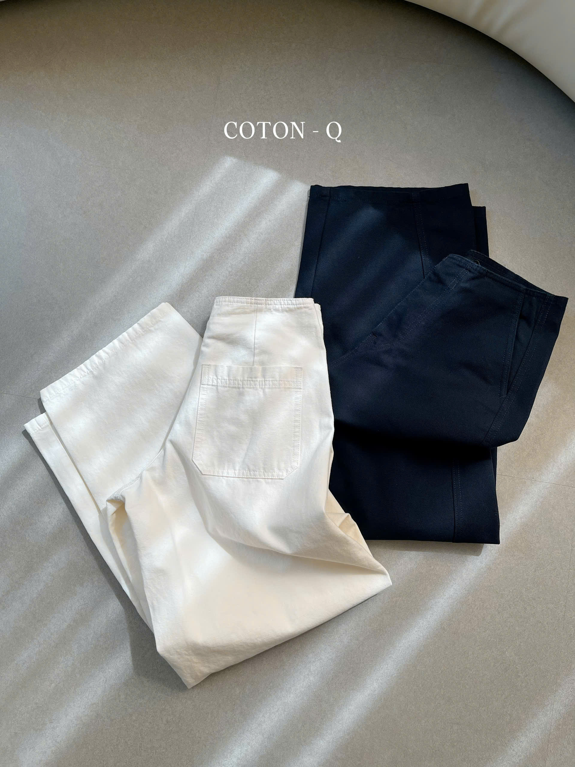 Quần baggy cạp liền ( XANH ĐEN )_thumbnail_5