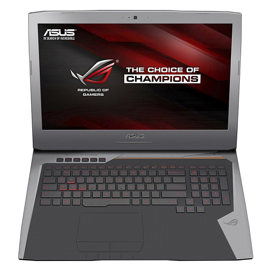 Laptop Asus Rog G752VS-BA263 – Core i7-7700HQ/Freedos (17.3 inch) – Xám – Hàng Chính Hãng