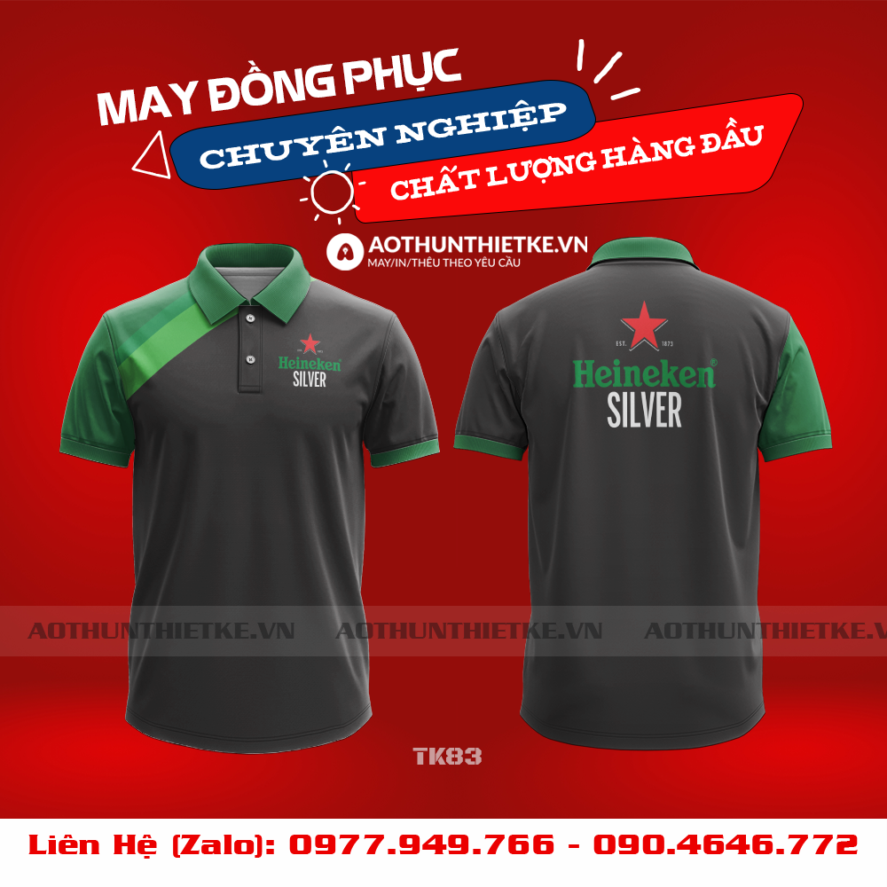 Áo Đồng Phục 3D Heineken TK83