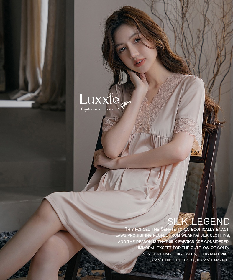 V06 Váy ngủ suông cổ V phối ren_thumbnail_12