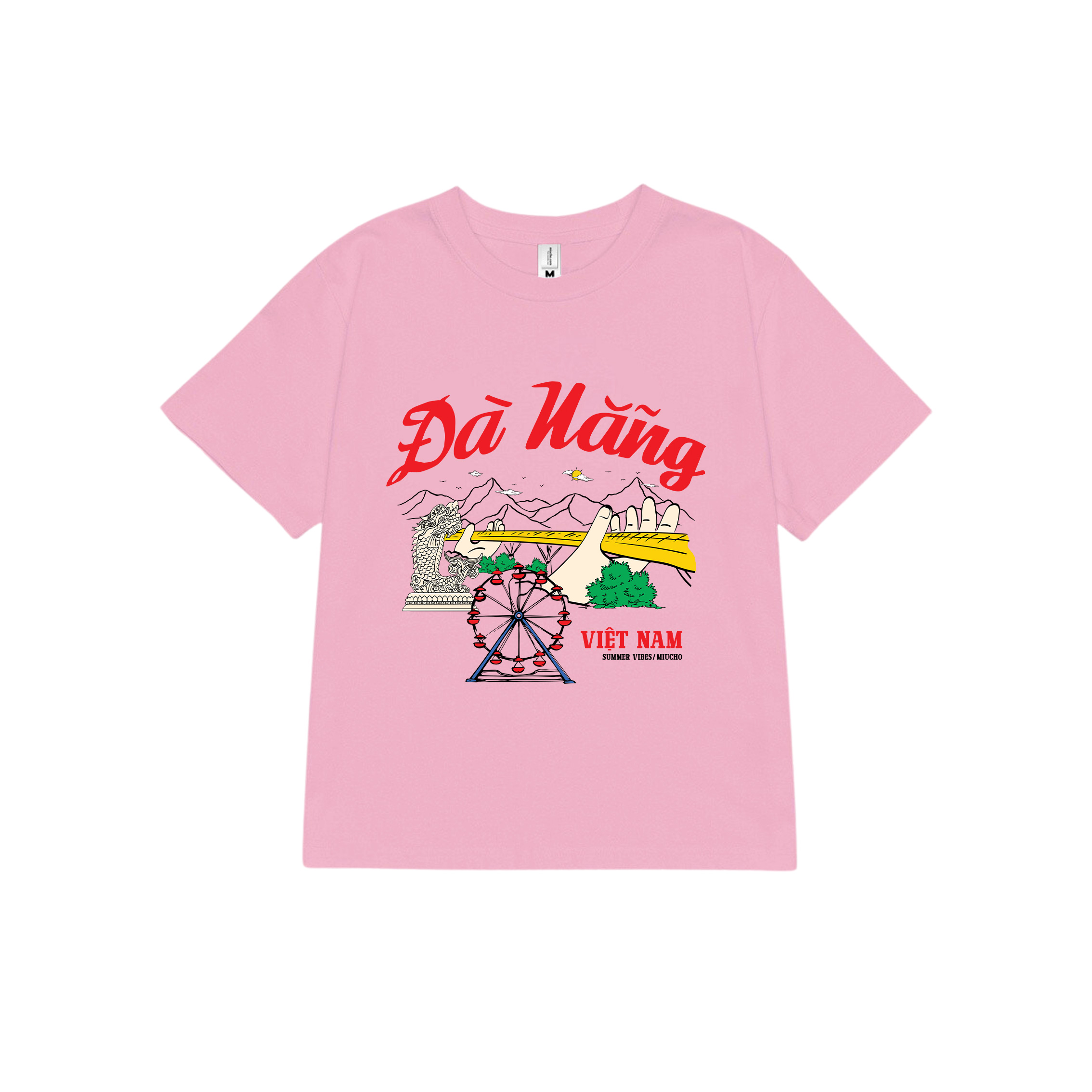 Áo thun baby tee form ôm xinh xắn ABD1278 Miucho tay ngắn cổ tròn in hình Đà Nẵng_thumbnail_16