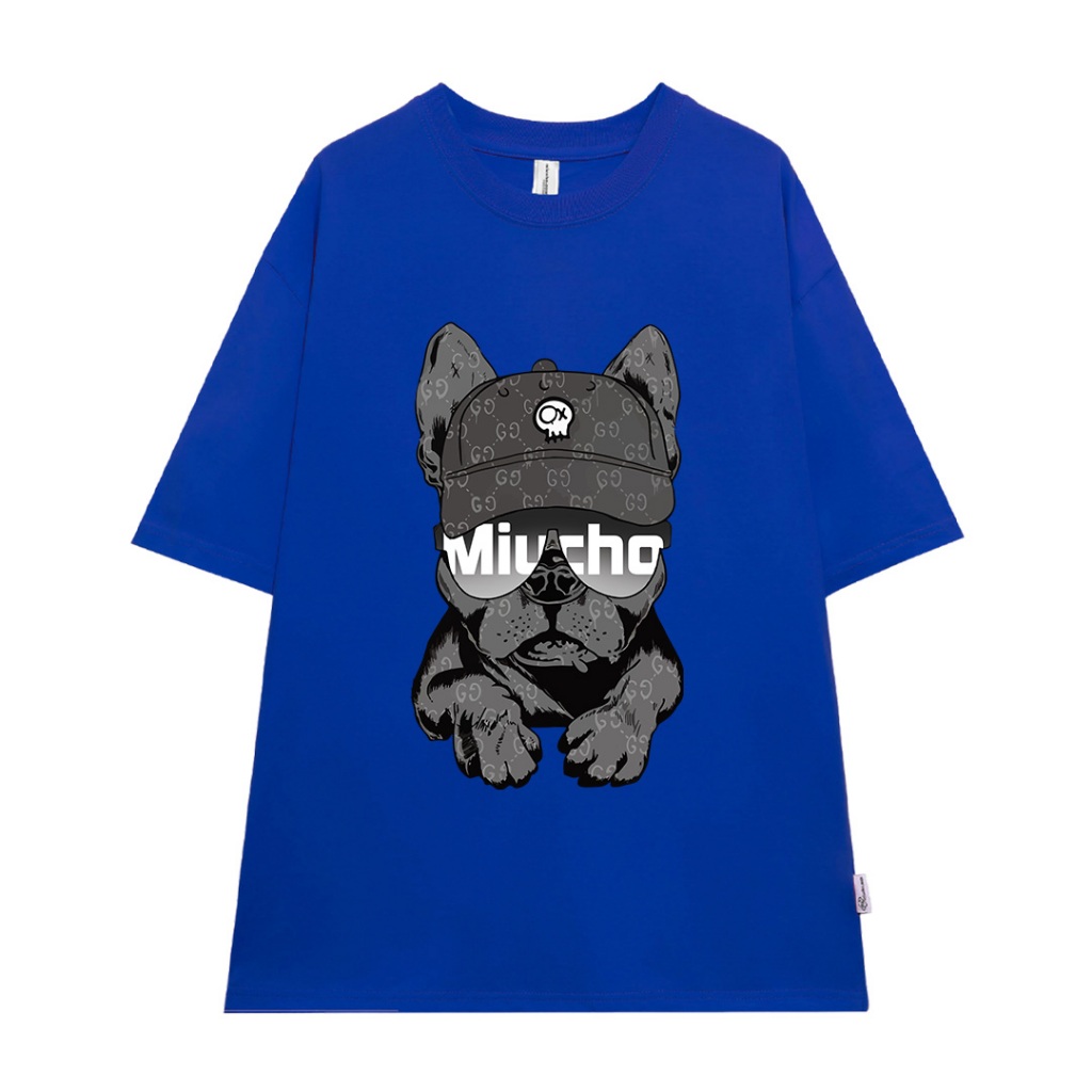 Áo phông nam boy phố form rộng nhiều màu ATD1071 Miucho Man tay ngắn cổ tròn in mix_thumbnail_15