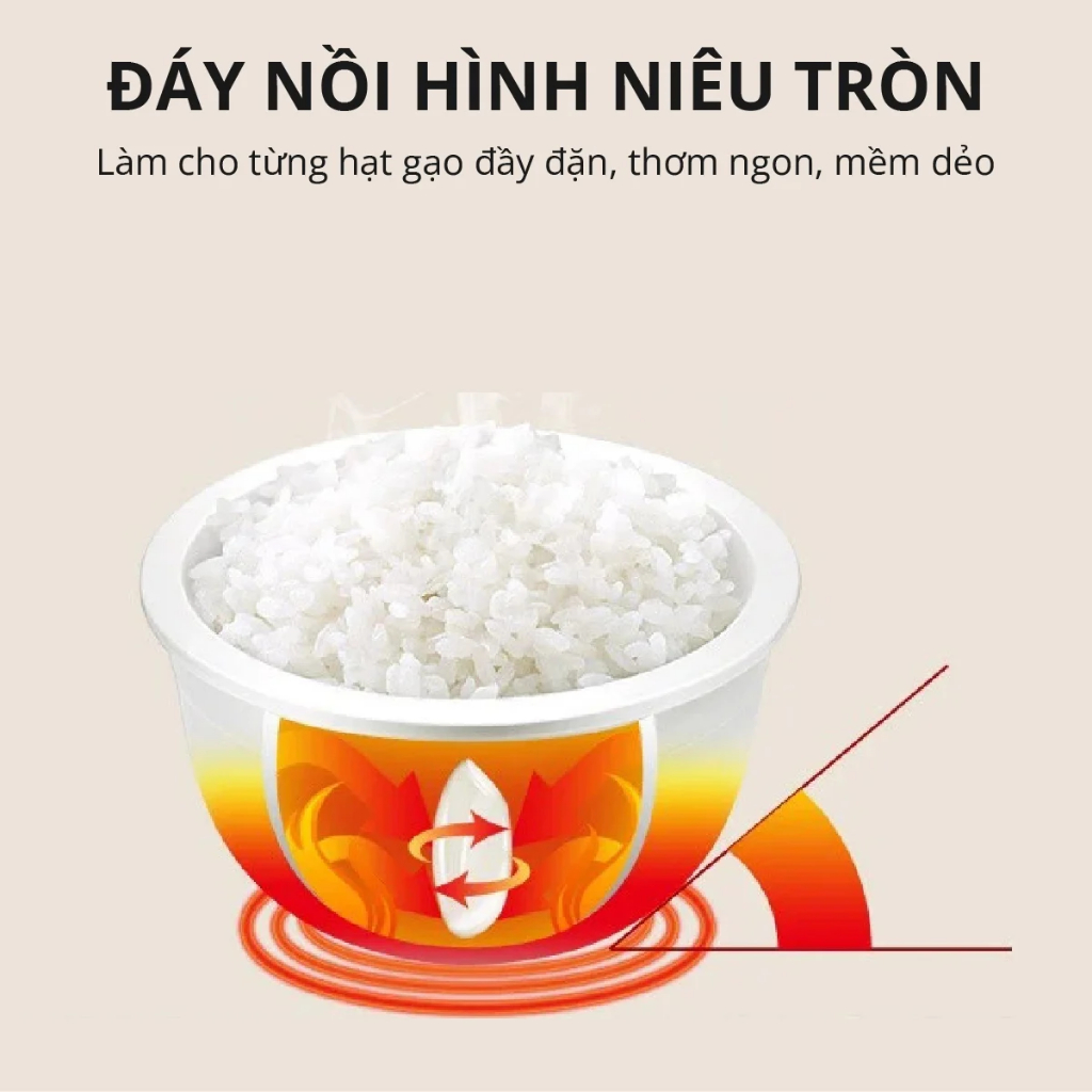 Lòng nồi cơm bằng sứ thay thế cho Mishio MK365 MK381 MK402_thumbnail_3