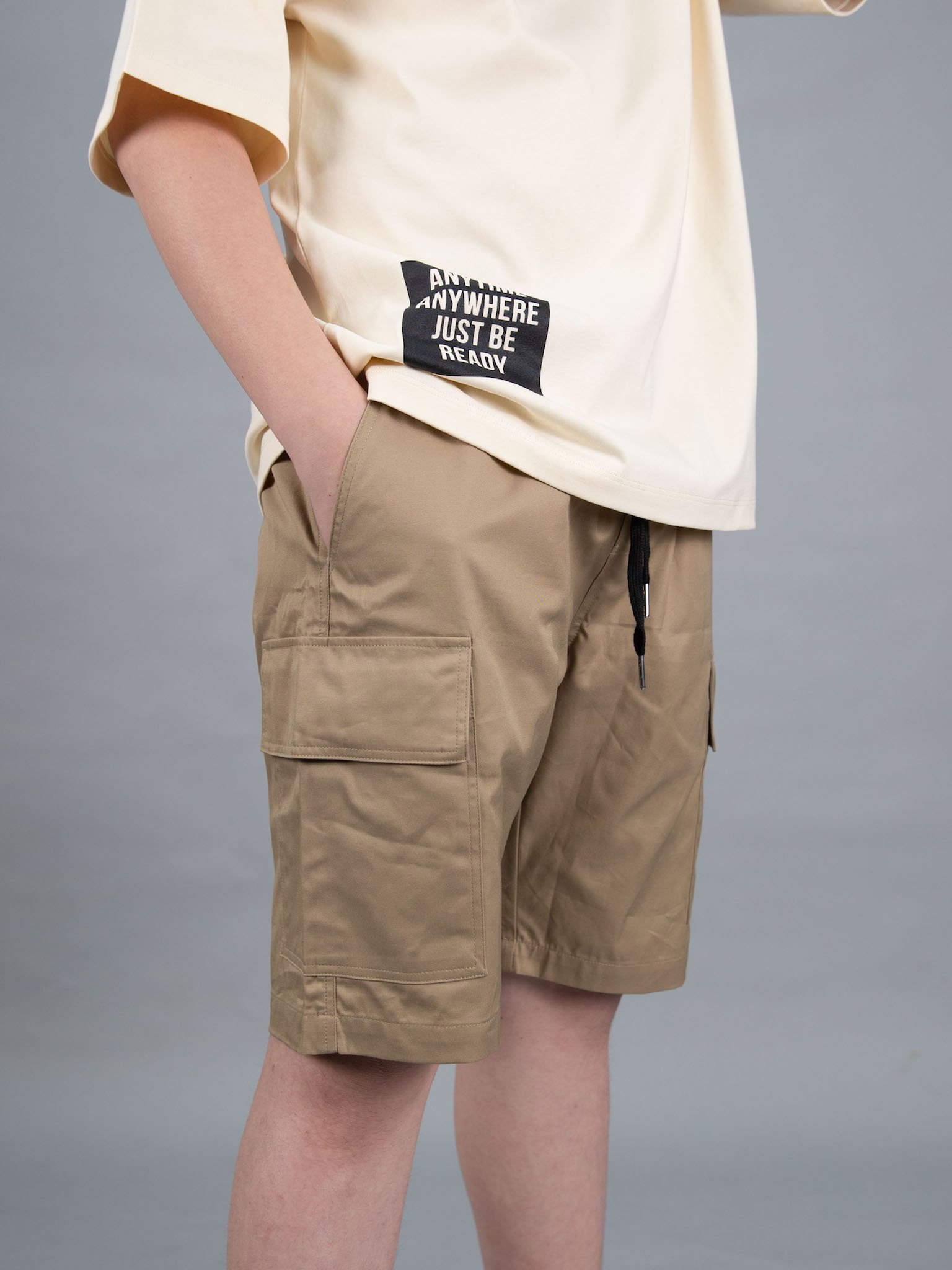 Quần short kaki be đậm túi hộp_thumbnail_0