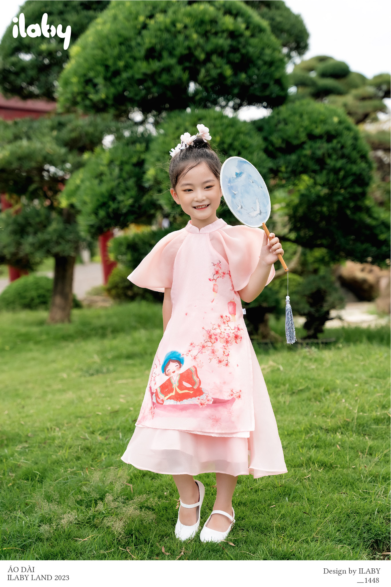 Áo dài in Hoa Đào_thumbnail_2