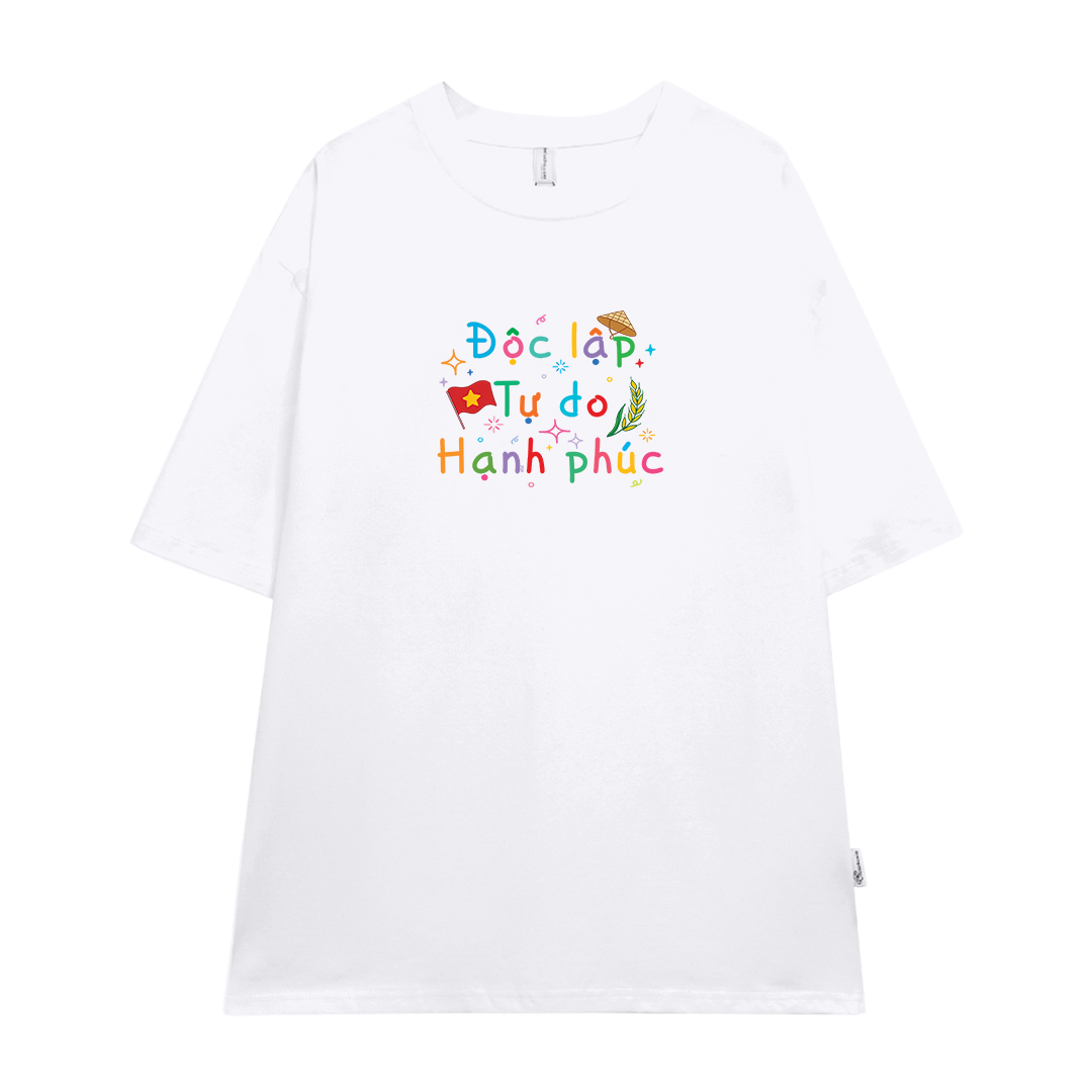 Áo thun Việt Nam tôi yêu form rộng 2127 Miucho cổ tròn vải cotton 4c 220gsm thoáng mát in mix_thumbnail_0