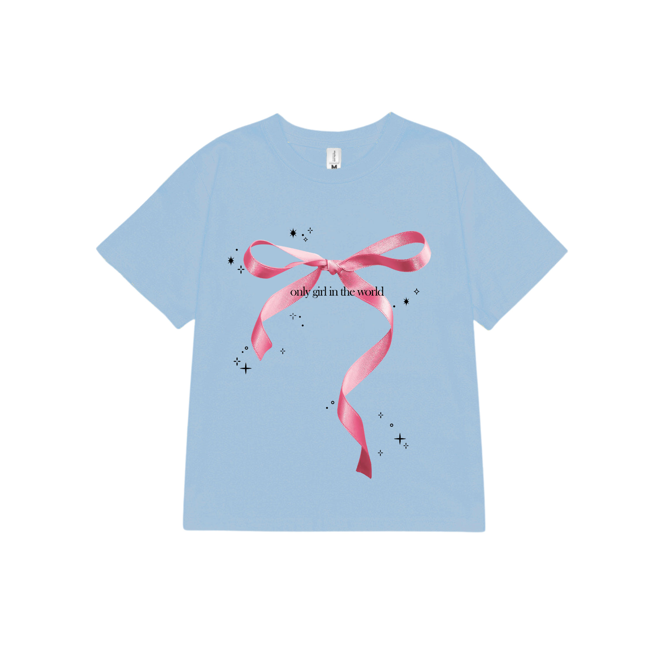 Áo thun baby tee hình nơ form ôm xinh xắn ABD849 Miucho tay ngắn vải Cotton Cổ tròn hotrend in basic_thumbnail_9