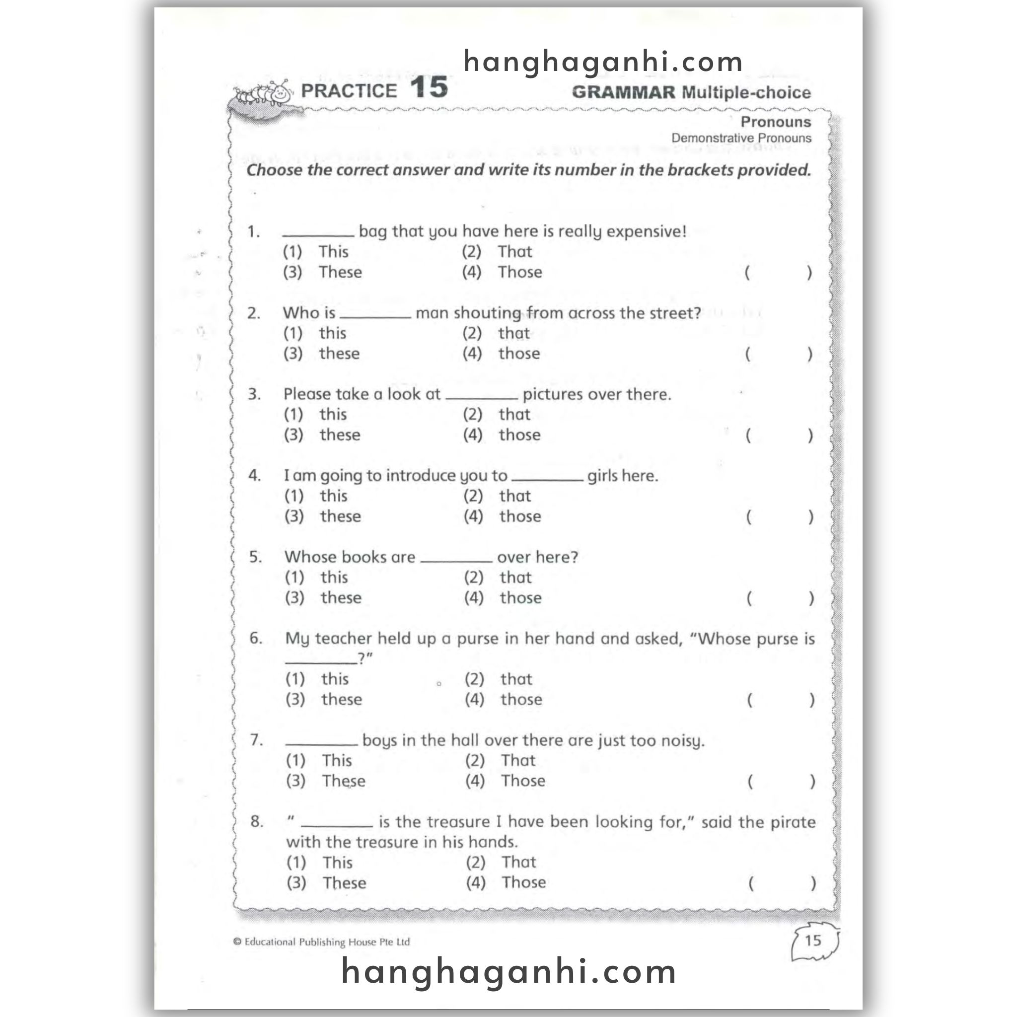 Complete Practice Book for Grammar, Vocabulary & Comprehension Primary 1_thumbnail_10