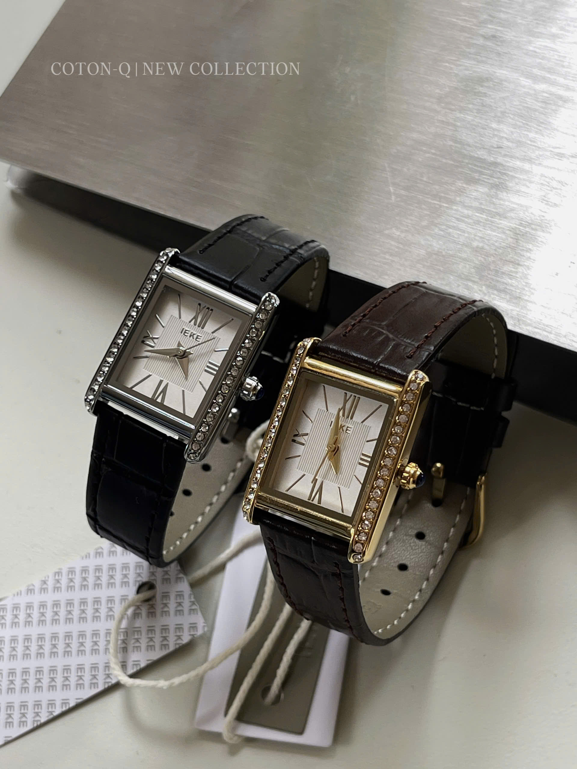 HL22 Đồng hồ dây da ( ĐEN )