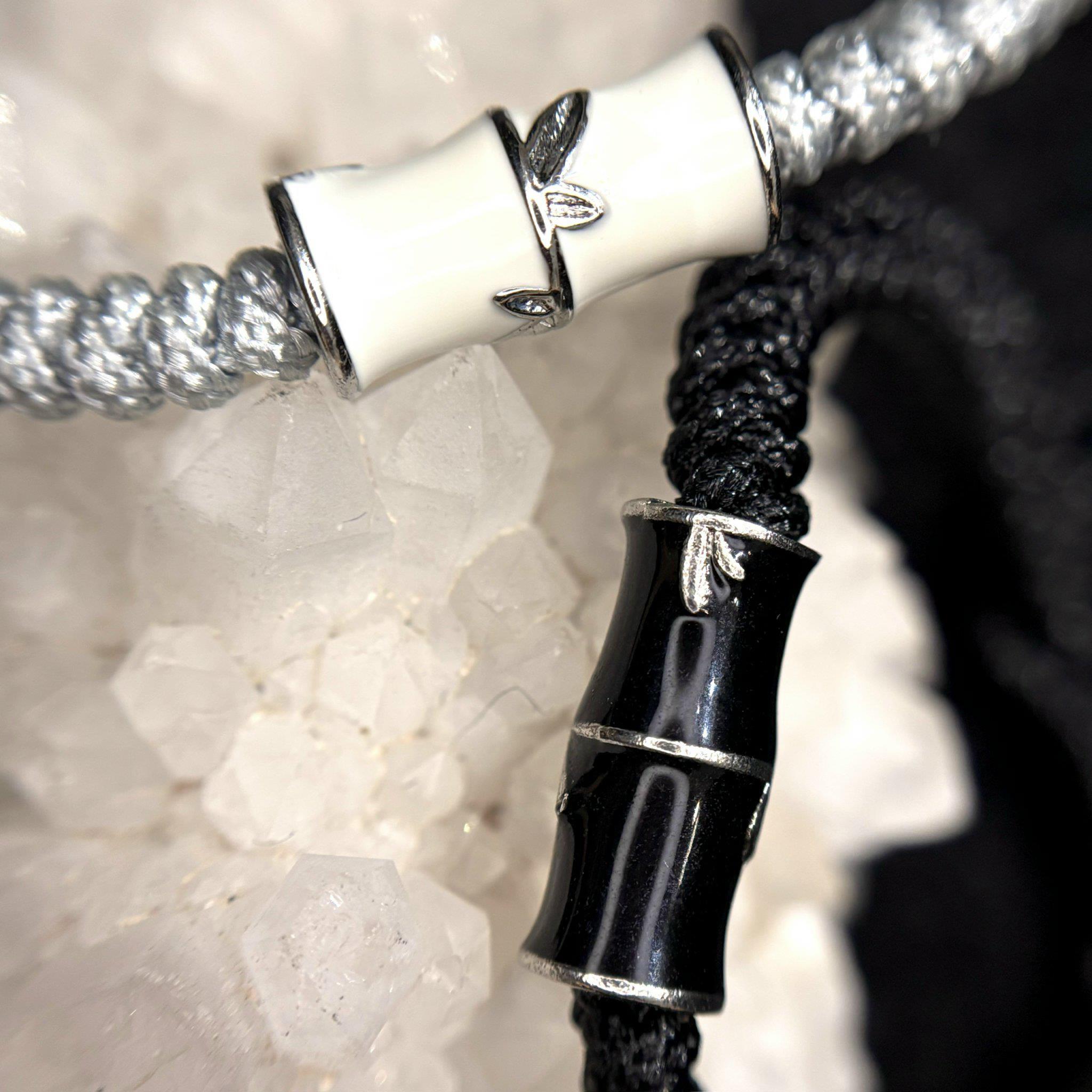 Vòng tay cặp dây vải đốt tre mạ bạc_thumbnail_2