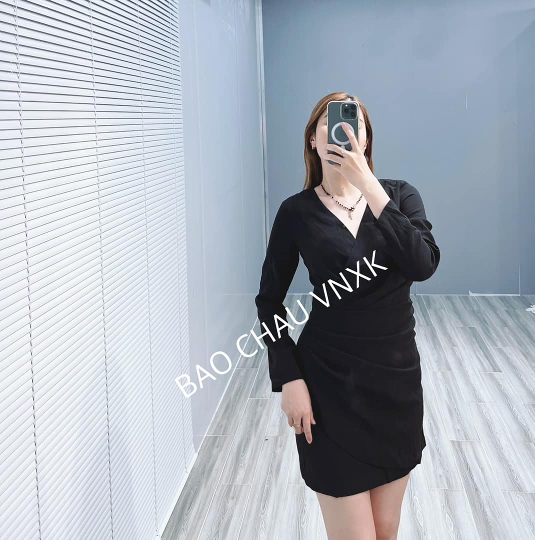 SALE  D320 ĐẦM ĐEN_thumbnail_0