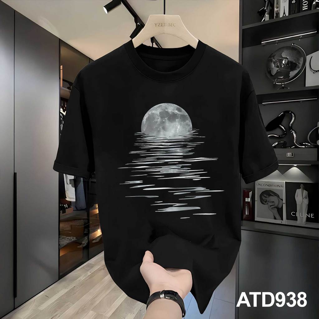 Áo phông nam form rộng đủ size ATD938 Miucho Iconic tay ngắn cổ tròn in artwork