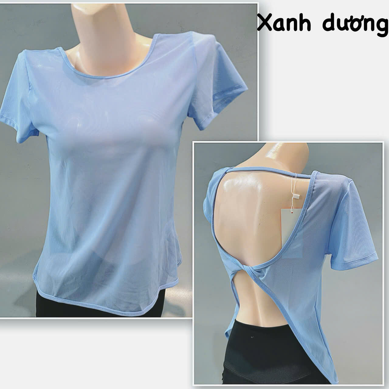 Áo Tank Thể Thao Lưới Mè Dáng Croptop Phối Dây Lưng_thumbnail_15