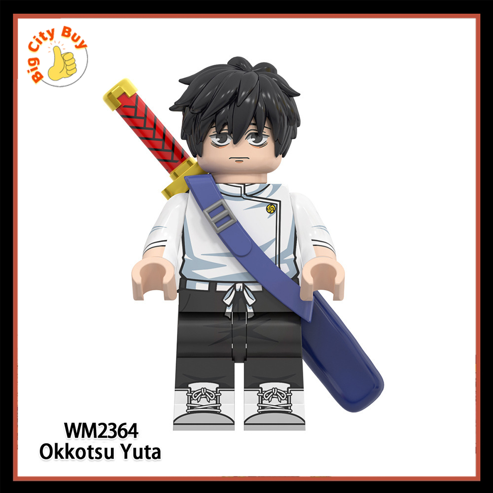 Mô hình Jujutsu Kaisen Minifigure Chú Thuật Hồi Chiến Đồ Chơi Lắp Ráp Anime Nổi Tiếng Nhật Bản Gojo Yuji_thumbnail_3