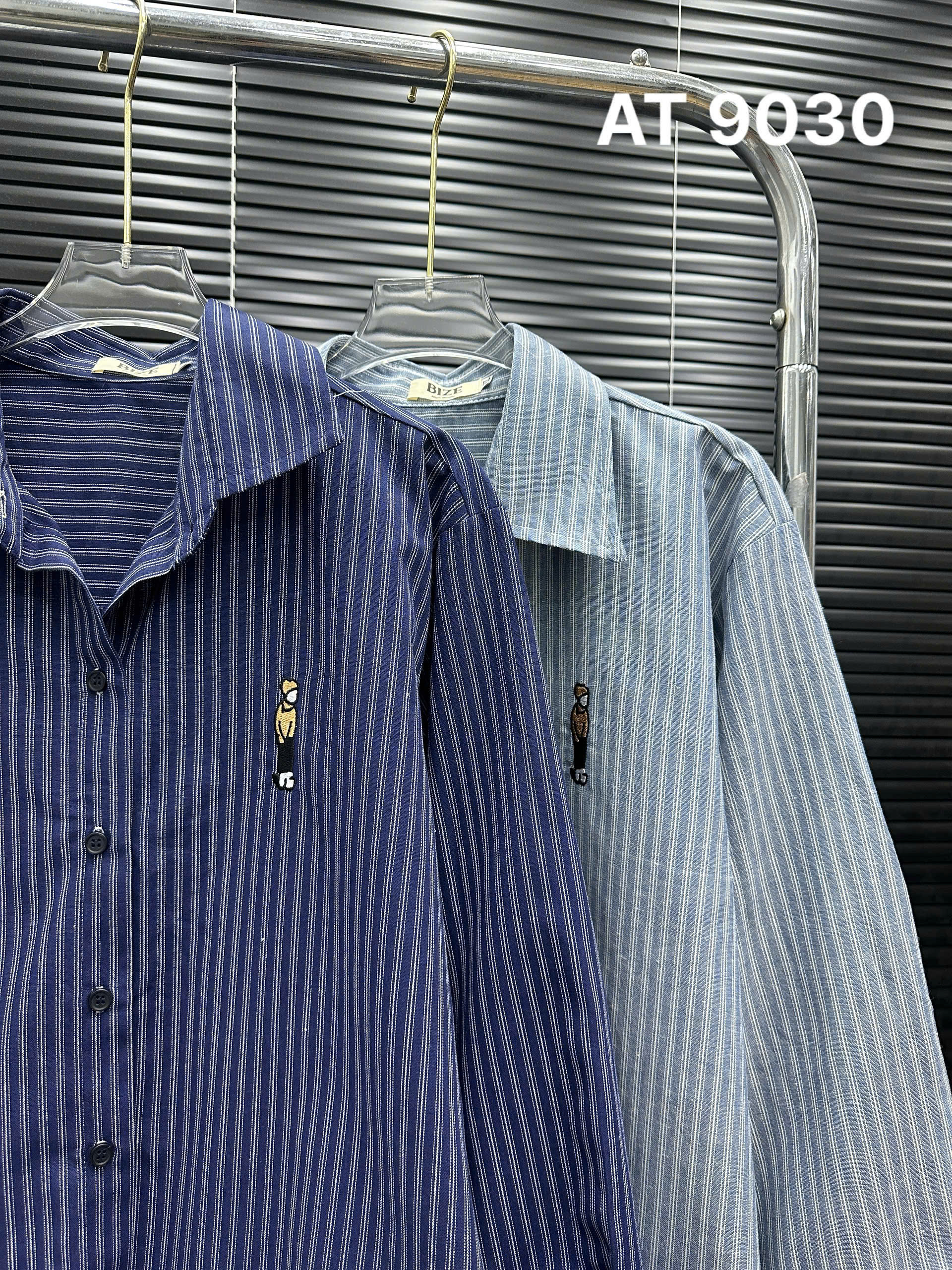 Áo sơ mi tay dài thêu bigsize AT9030 dành cho nàng béo mập từ 55-90kg_thumbnail_10