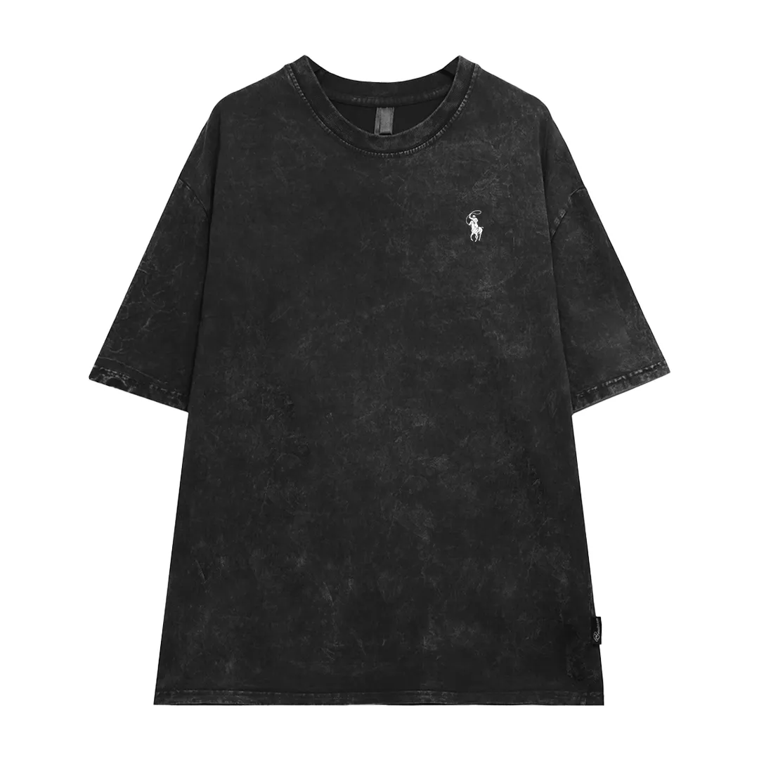 Áo thun form rộng basic nhiều màu 2510 Miucho vải cotton thoáng mát cổ tròn in artwork_thumbnail_0