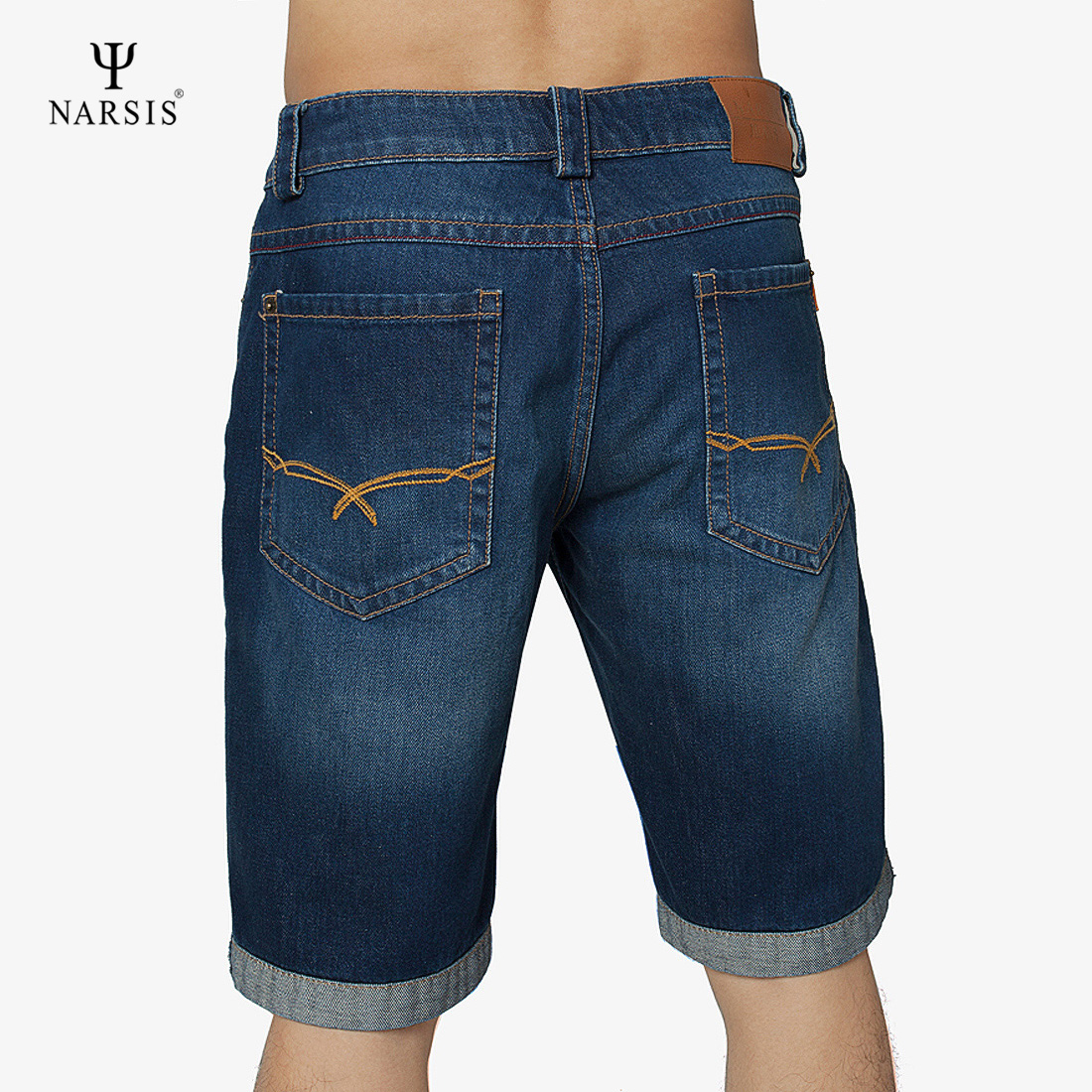 QUẦN SHORT JEANS NARSIS S8028 NARSIS CHẤT LIỆU JEAN BỀN BỈ, CÁ TÍNH, TRẺ TRUNG, THỜI TRANG_thumbnail_2