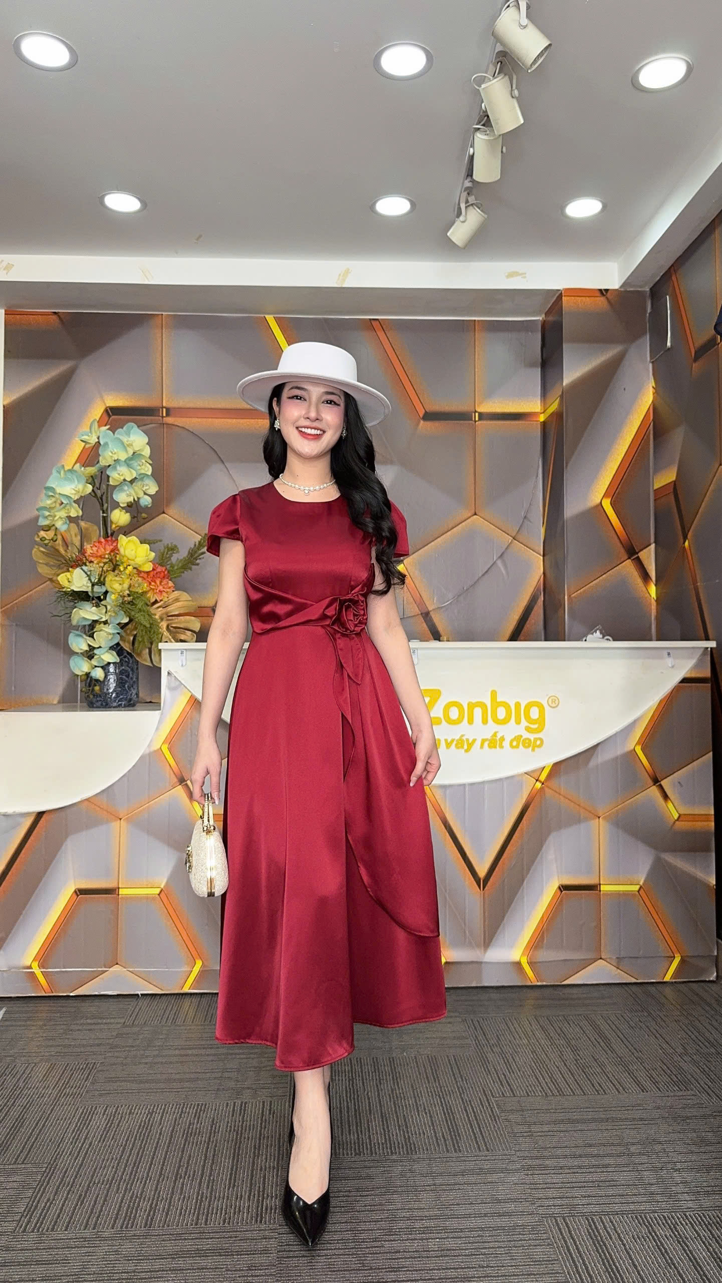 Đầm xòe - Y1903 - Thương hiệu Zonbig_thumbnail_4