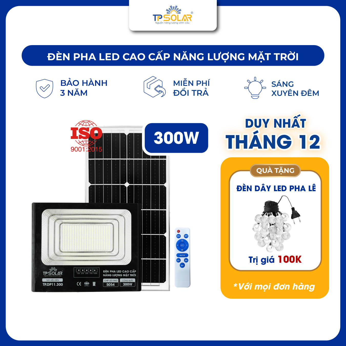 Đèn pha 1 chóa bản nâng cấp led 5054 năng lượng mặt trời TP.DP11_thumbnail_8