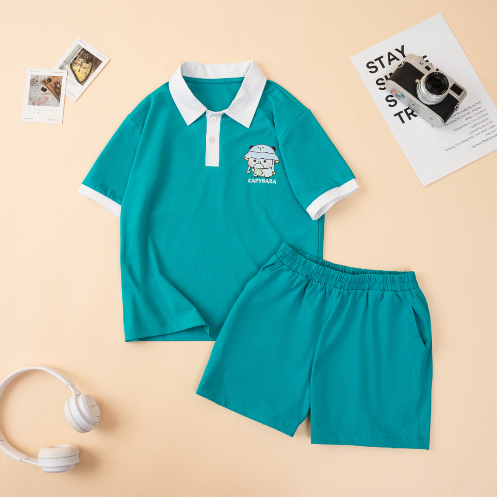 Bộ đồ Polo bé trai in hình nhiều mẫu - Loza Kids BM001_thumbnail_3