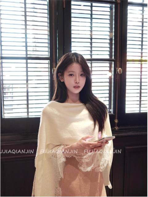 Poncho Ren Cổ Thuyền – Len Mềm Dáng Suông_thumbnail_5