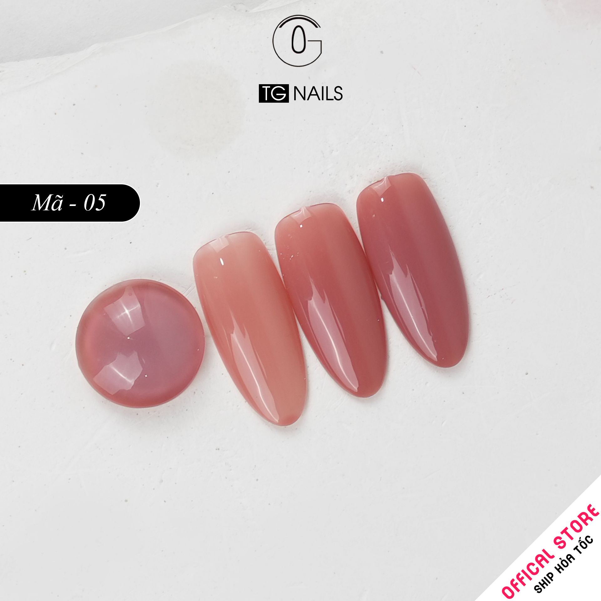 Sơn gel thạch đục TG cọ tròn chai hồng 15ml_thumbnail_11