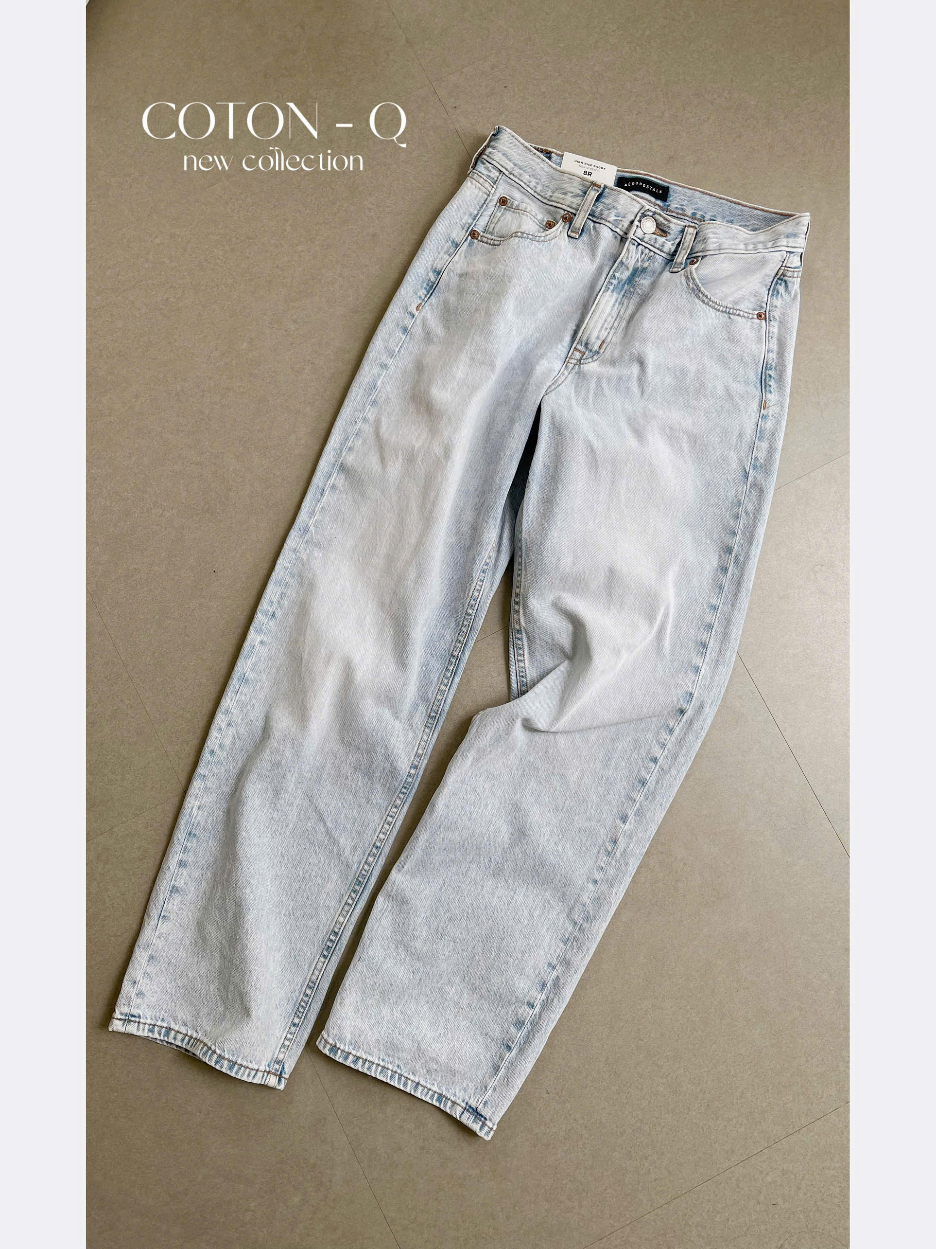 HQ16 - Quần jean xanh nhạt was