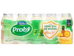 SỮA CHUA PROBI Dứa T/10lốc/5h