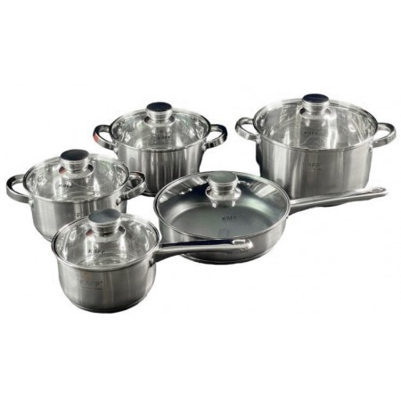 Bộ nồi Inox cao cấp 5 món 10 thứ KF – ST005FR