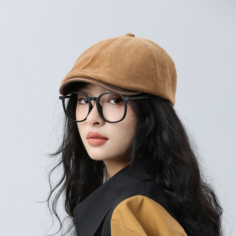 Mũ beret vải nhung tăm nam & nữ HZ2440_thumbnail_9