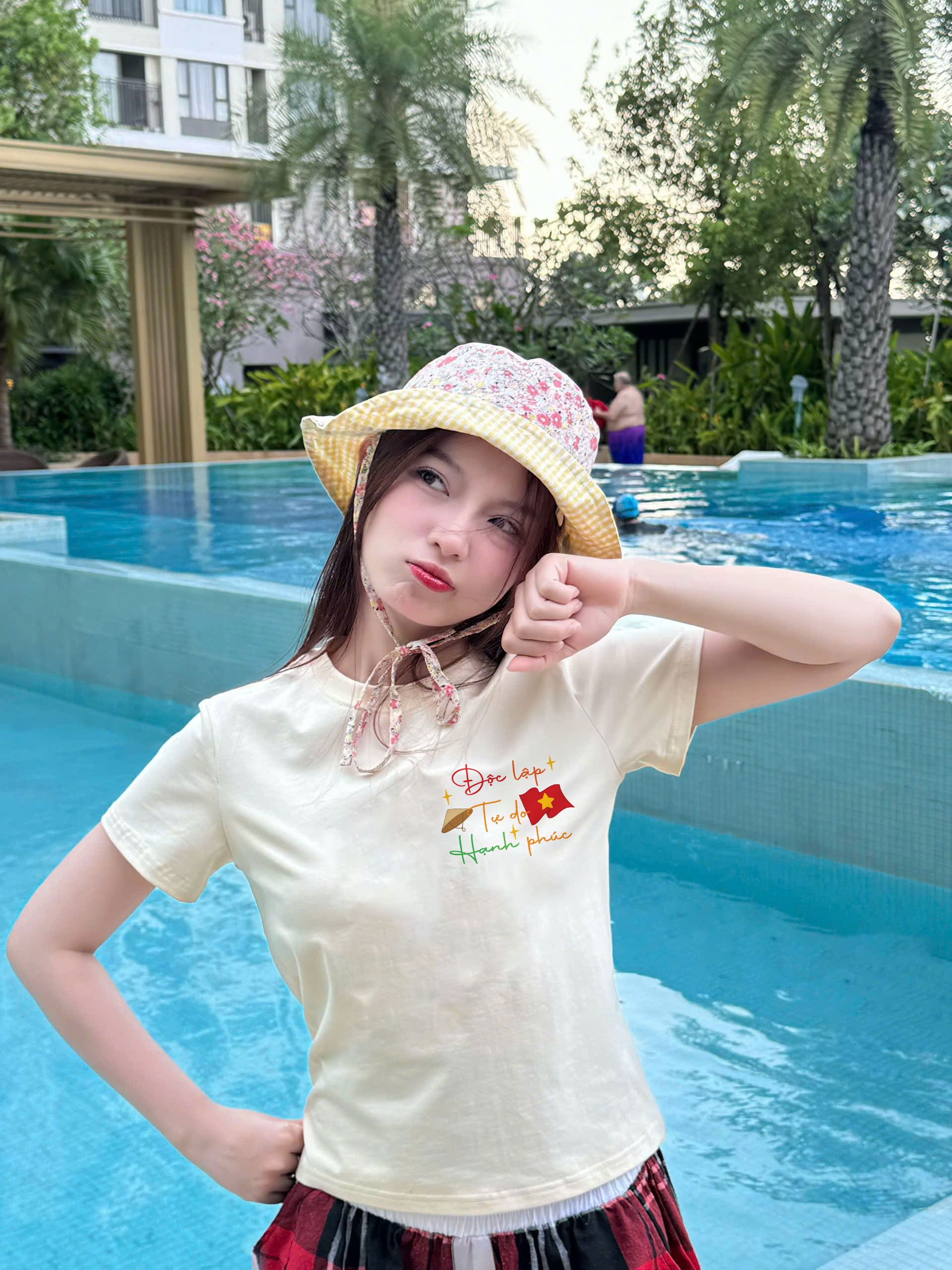 Áo baby tee ôm eo Việt Nam tôi yêu 2207 Miucho cổ tròn vải cotton 4c co giãn thoáng mát in mix_thumbnail_6