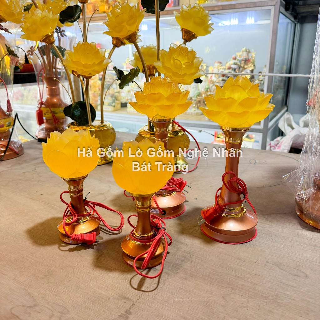 Đèn Thờ Lưu Ly, Đèn Thờ Ban Thần Tài cắm điện lung linh