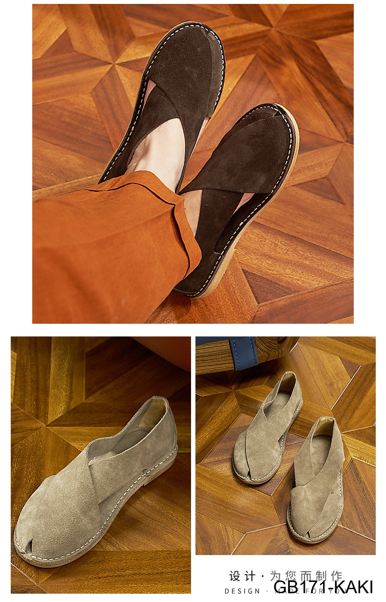 GB171 - Giày Lười Nam Da Lộn Bò Thiết Kế Bít Mũi, Thoáng Khí Chống Trượt, Phong Cách Thường Ngày_thumbnail_10