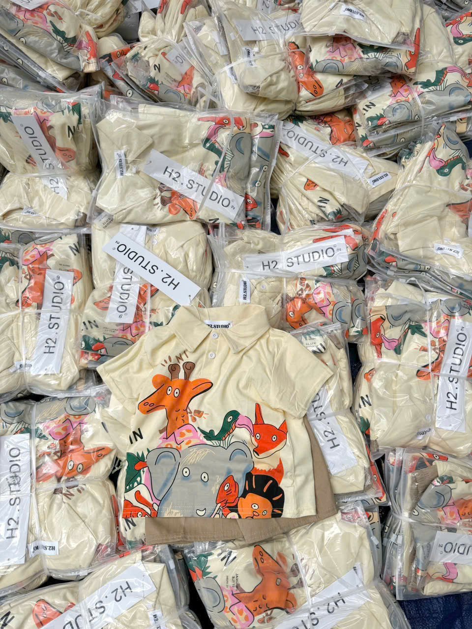 A88 BỘ POLO HƯƠU CAM VOI NHÀ H2 - A117.1665