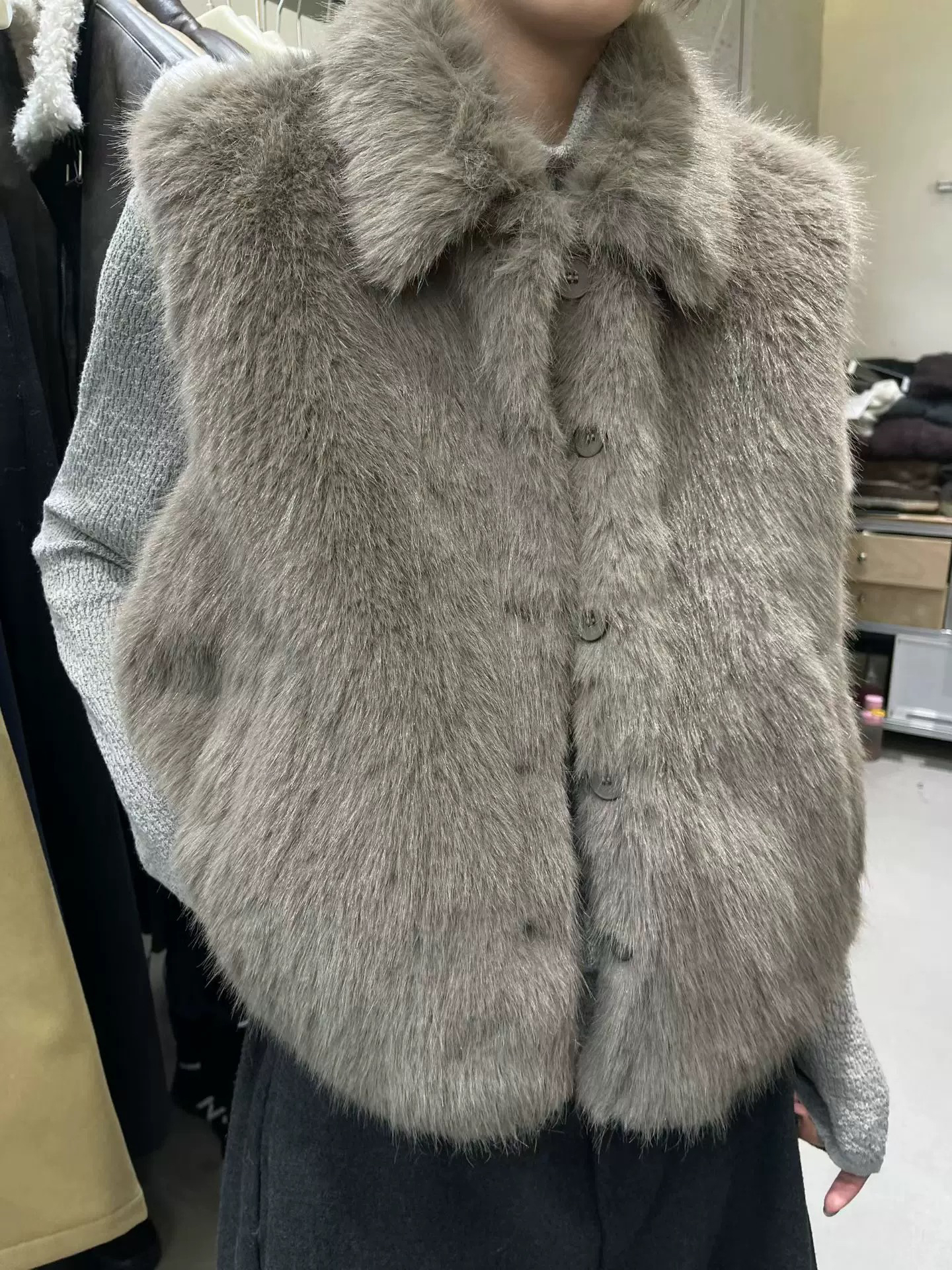 Áo Gile lông - K42