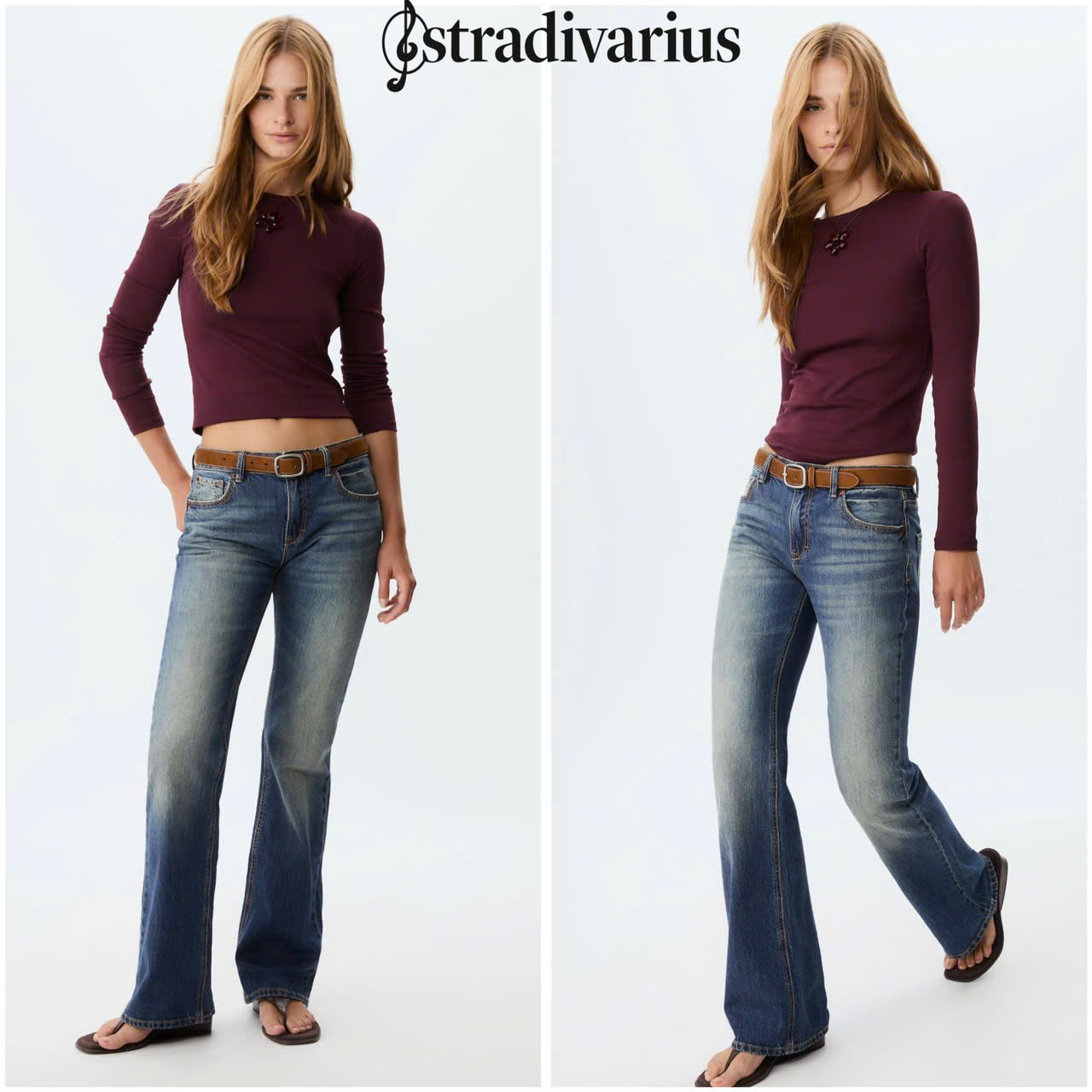 Q336 QUẦN JEAN ỐNG LOE ( KÈM THẮT LƯNG )_thumbnail_5