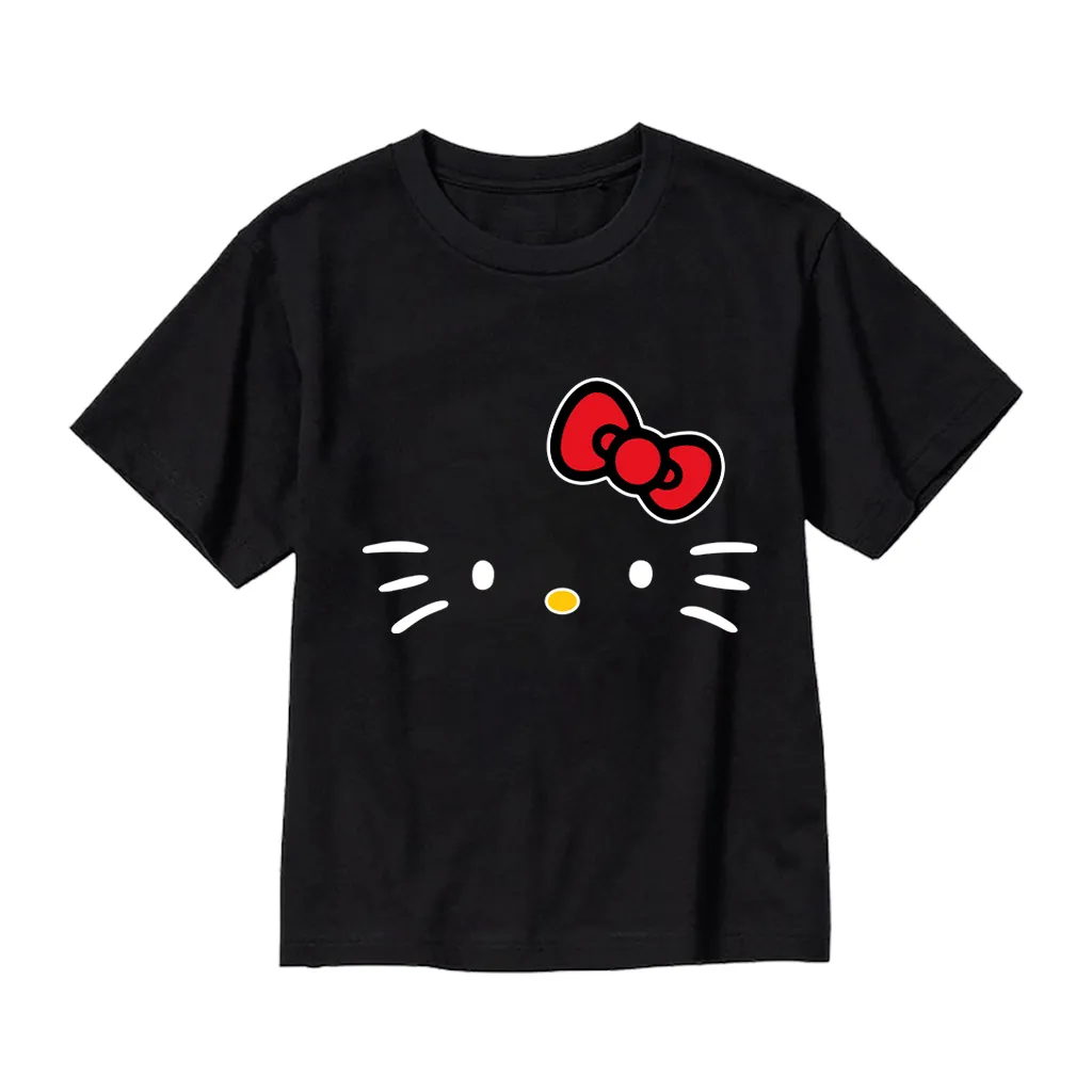 Áo thun cho bé gái form rộng Kado vải cotton mềm mại thấm hút tốt hình Kitty dễ thương 2872_thumbnail_8