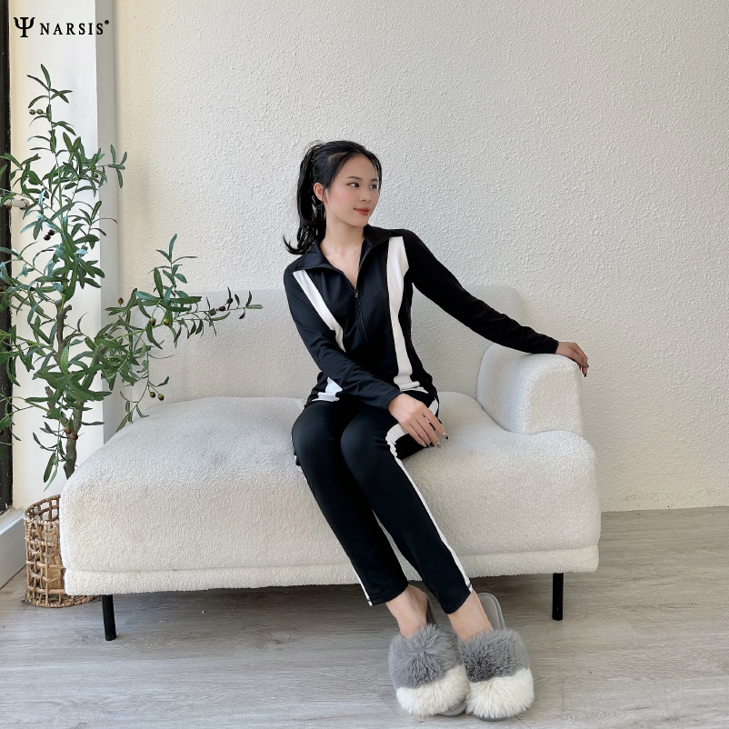 BỘ THU ĐÔNG NỮ M0037 NARSIS VẢI NỈ ẤM ÁP, MỀM MẠI, THÍCH HỢP MÙA ĐÔNG, GIỮ NHIỆT TỐT_thumbnail_2