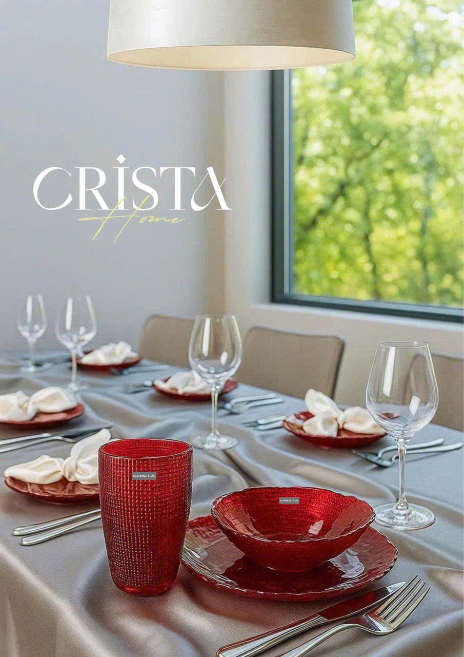 Bộ 6 món thủy tinh CRISTA HOME vân lưới dập nổi_thumbnail_8