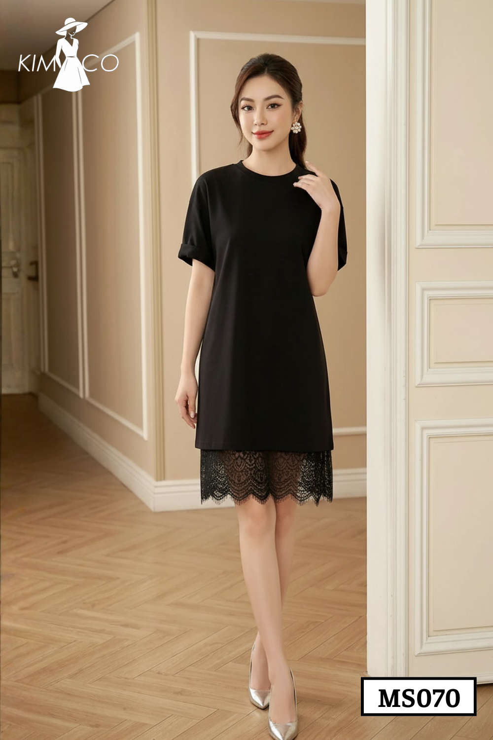 Set Đầm Suông Viền Ren Tối Giản - MS070_thumbnail_2