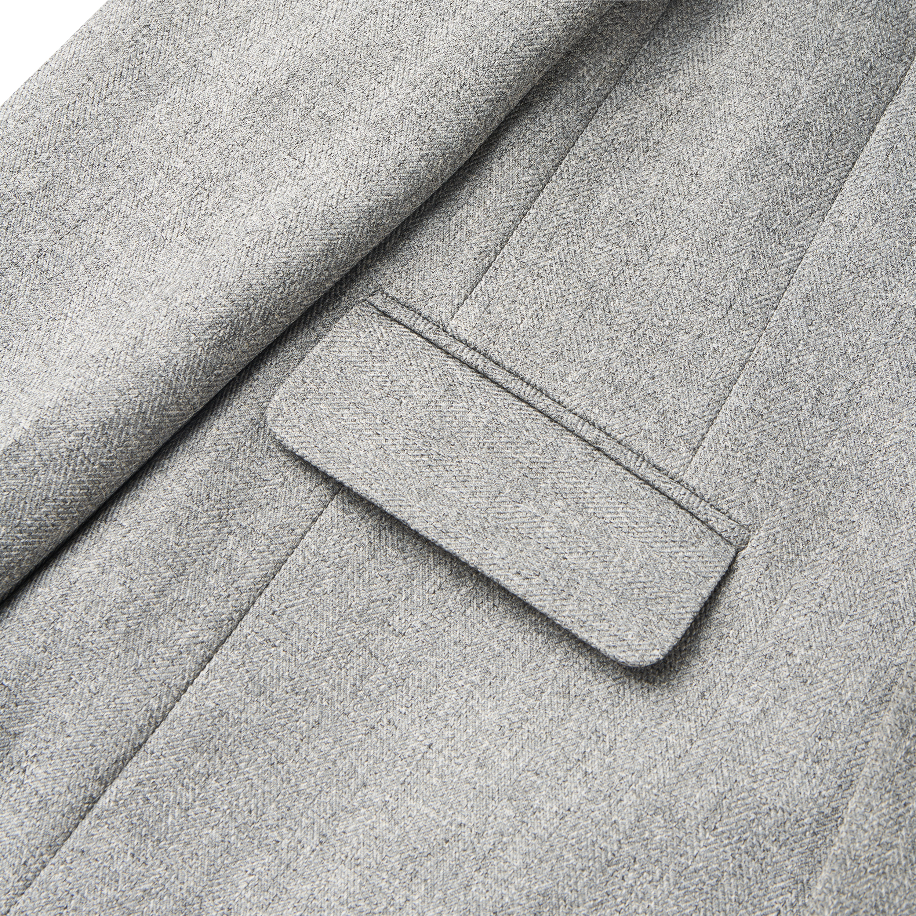 HERRINGBONE SINGLE BREASTED JACKET_thumbnail_2