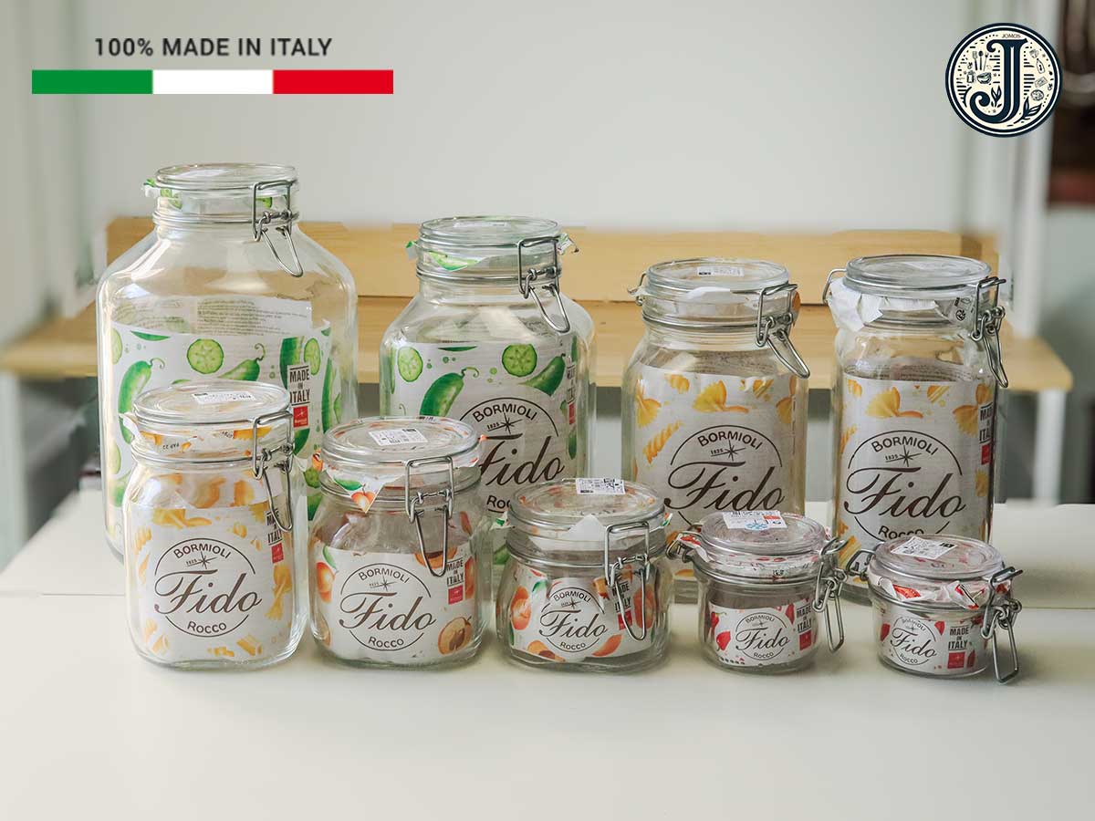 Hũ Thủy Tinh Nắp Cài Fido